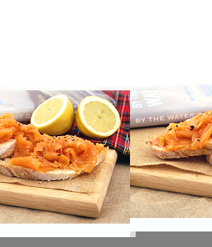 Unbranded Gift Hamper - 1000g Smoked Scottish Salmon