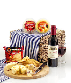 Unbranded Gift Hamper - Bordeaux and Cheese