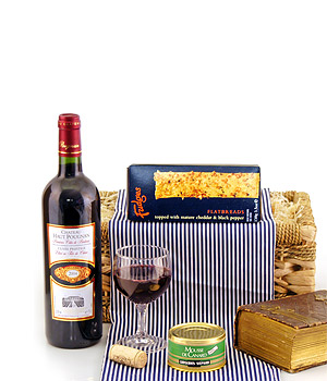 Unbranded Gift Hamper - Claret and Pate