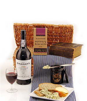 Grahams Vintage Port 1991 75clMcKenzies Scottish Savoury Biscuits with Sesame Seed 150gCropwell Bish