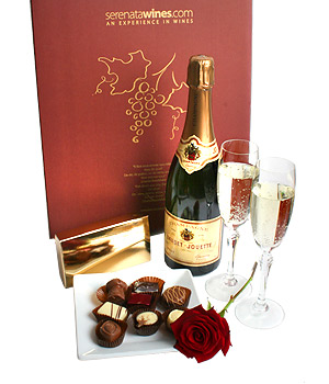 Unbranded Gift Hamper - Premium Champagne and Chocolates