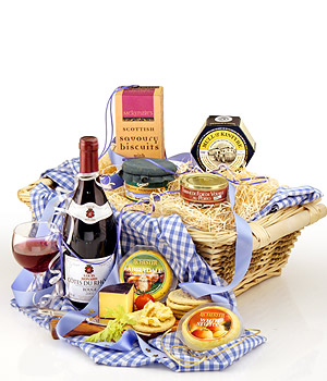 Unbranded Gift Hamper - Wine, Cheese and Pate