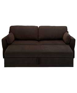 Unbranded Gillespie Large Sofa Bed - Chocolate