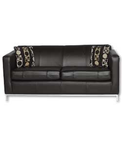 Gina Large Black Sofa