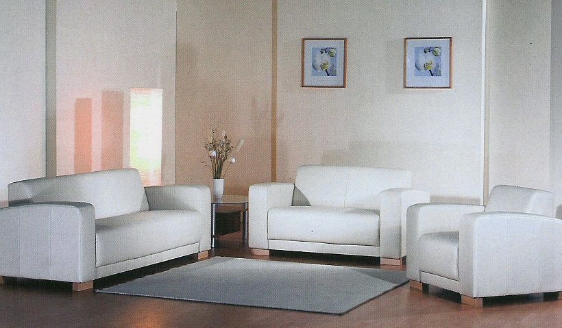 Ginger 3 Seater Leather Sofa