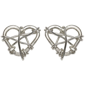 Gioia Wire Heart Earrings