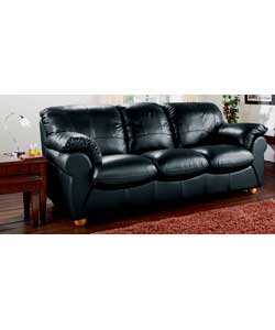Unbranded Giovanni Large Sofa - Black