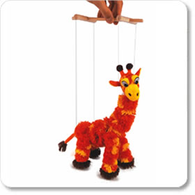 Giraffe Marionette Puppet
