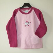 Girl Cheer Leader Sweatshirt- Pink - 5/6 yrs