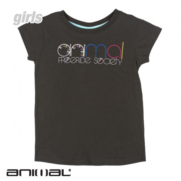 Unbranded Girls Animal Adella T-Shirt - Phantom
