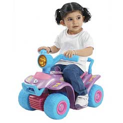 The Girls Baby Quad is an ingenious pre-school battery driven quad which can easily be switched