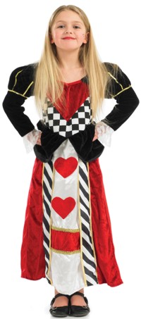 Unbranded Girls Costume: Queen Of Hearts (Small)