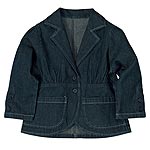 Girls Cropped Fitted Jacket