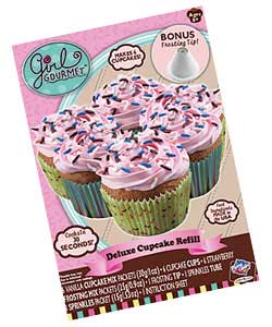 Delicious refill packs so you can carry on making your favourite cup cakes. Pack comes complete with