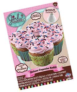 Delicious refill packs so you can carry on making your favourite cup cakes. Pack comes complete with