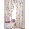 Unbranded Girls Lined Curtains 54s - Pastel Garden