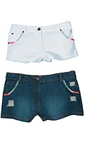 Girls Pack of 2 Woven Shorts