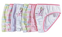 Girls Pack of 8 Lo-Rise Briefs