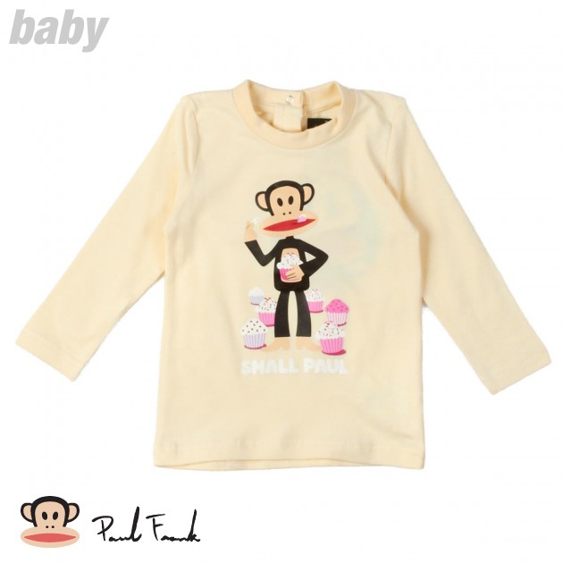 Unbranded Girls Paul Frank Cup Cake Long Sleeve T-Shirt -