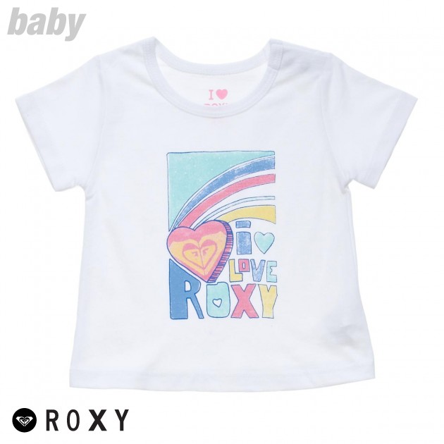Unbranded Girls Roxy Heart Lovers T-Shirt - White