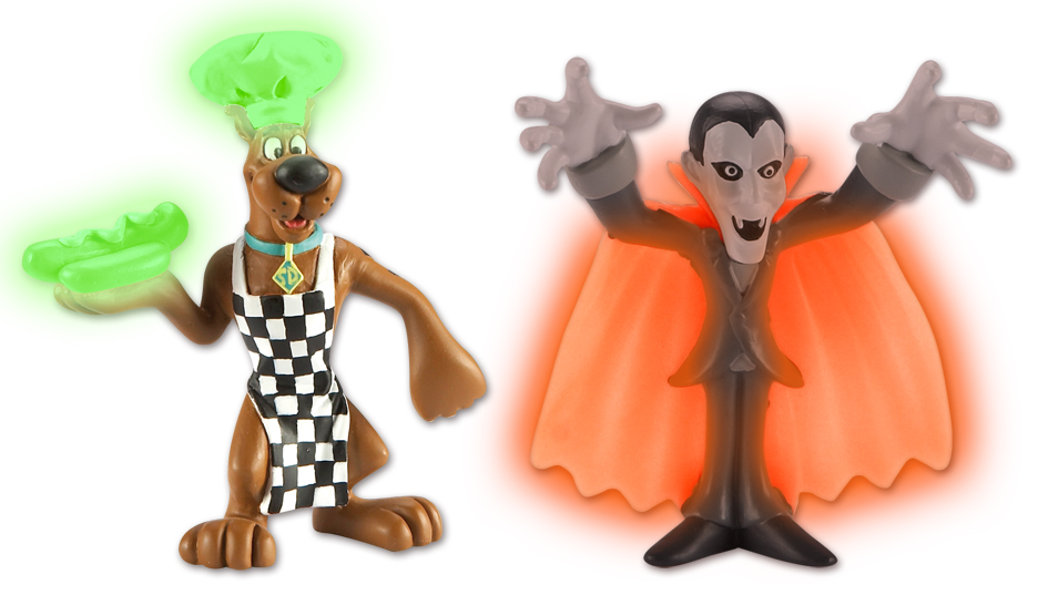 Unbranded Gitd Mystery Mates - Hot Dog Scooby and Dracula