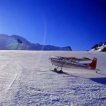 Fly over the Aoraki Mount Cook National Park and walk on a glacier on this a unforgettable ski plane