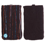 Unbranded Glamrox Black with Multicoloured Stripes Mobile