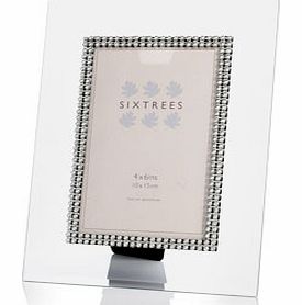 Unbranded Glass and Diamante 4 x 6 Photo Frame
