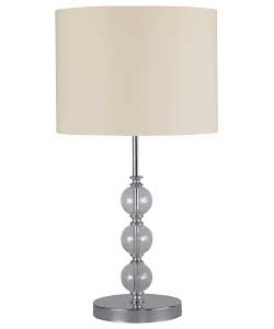 Unbranded Glass Ball Cream Table Lamp