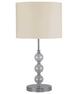 Unbranded Glass Ball Cream Table Lamp