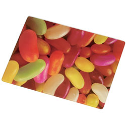 Unbranded Glass Chopping Board - Jelly Beans