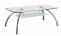 Glass / Chrome Coffee Table
