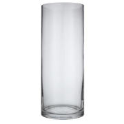 Unbranded Glass Cylinder Vase 35cm
