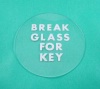 Unbranded Glass for Fire Door Key Box
