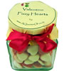 Unbranded Glass Gift Jar - Valentine Fizzy Hearts