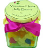 Unbranded Glass Gift Jar - Valentine Heart Jelly Beans