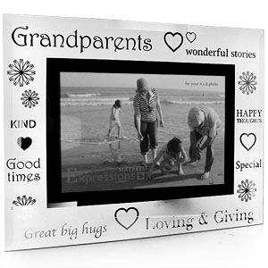 Unbranded Glass Grandparent 4 x 6 Photo Frame