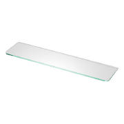 Unbranded Glass Shelf 600 X 150mm Clear