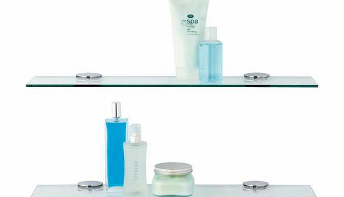 Unbranded Glass Shelves - Pack of 2