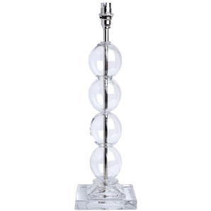 Glass Spheres Lamp Base- Large