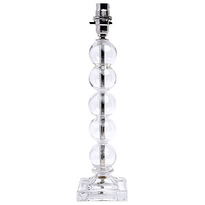 Glass Spheres Lamp Base- Small
