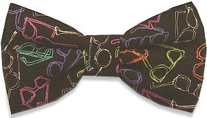 Unbranded Glasses Bow Tie