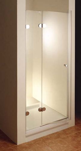 Glassline 2-Part Frameless Shower Door with Anticalc