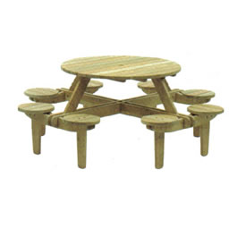 Round Picnic Table Plans