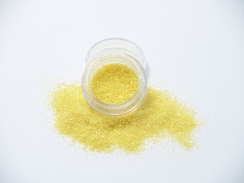 Unbranded Glitter Dust Honey Yellow