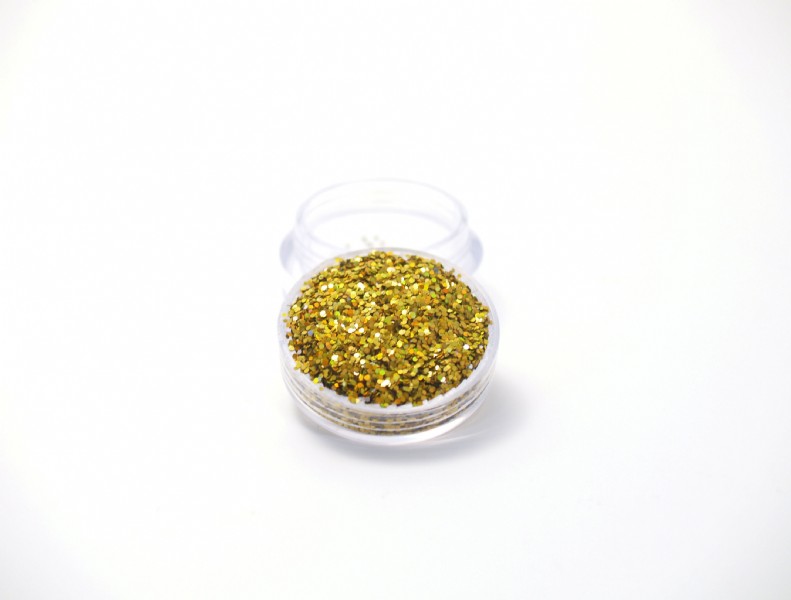 Unbranded Glitter Flakes Gold