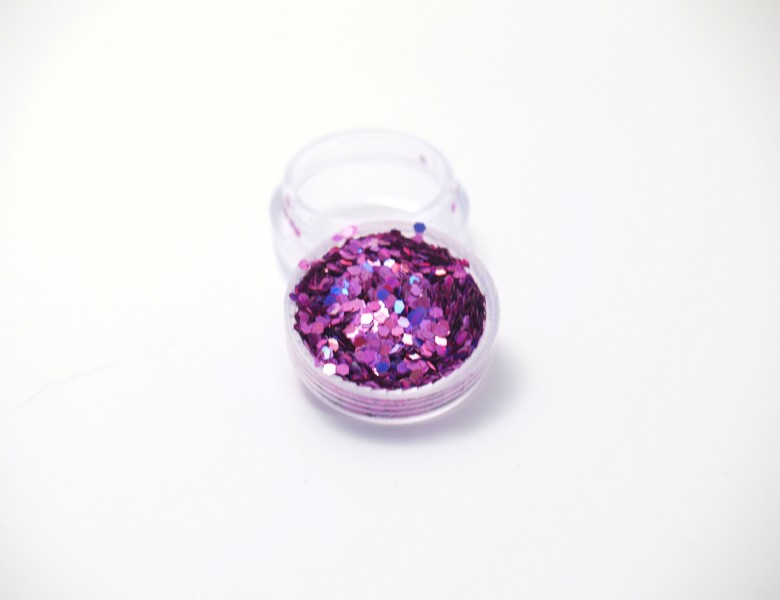 Unbranded Glitter Flakes Pink