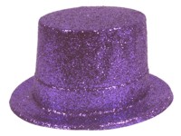 Unbranded Glitter Hat: Topper (Purple)