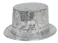 Unbranded Glitter Hat: Topper (Silver)