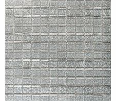 Unbranded Glitter Silver Glass Mosaic